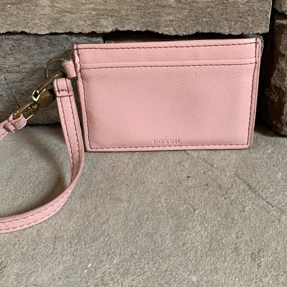 Fossil pink blue